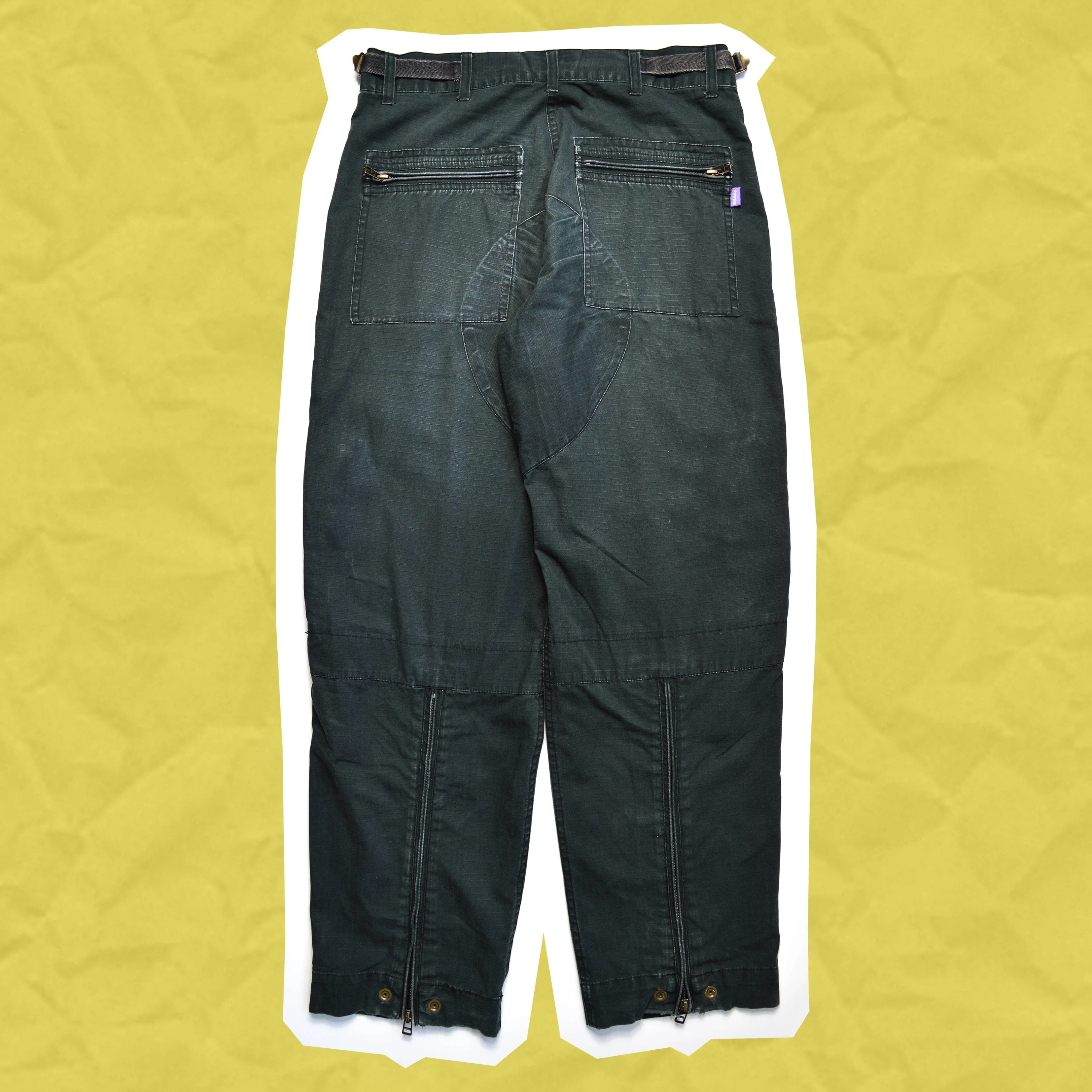 Multi-Pocket Tactical Asymmetrical Ripstop Cargo Pants (30)