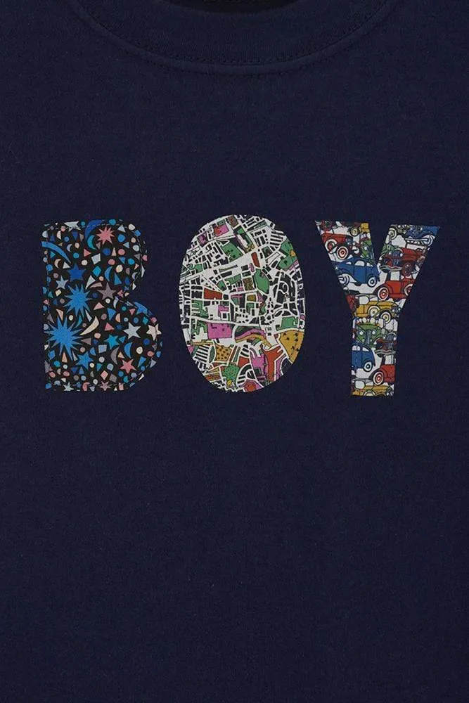 Name T-Shirt in Mixed Liberty Prints