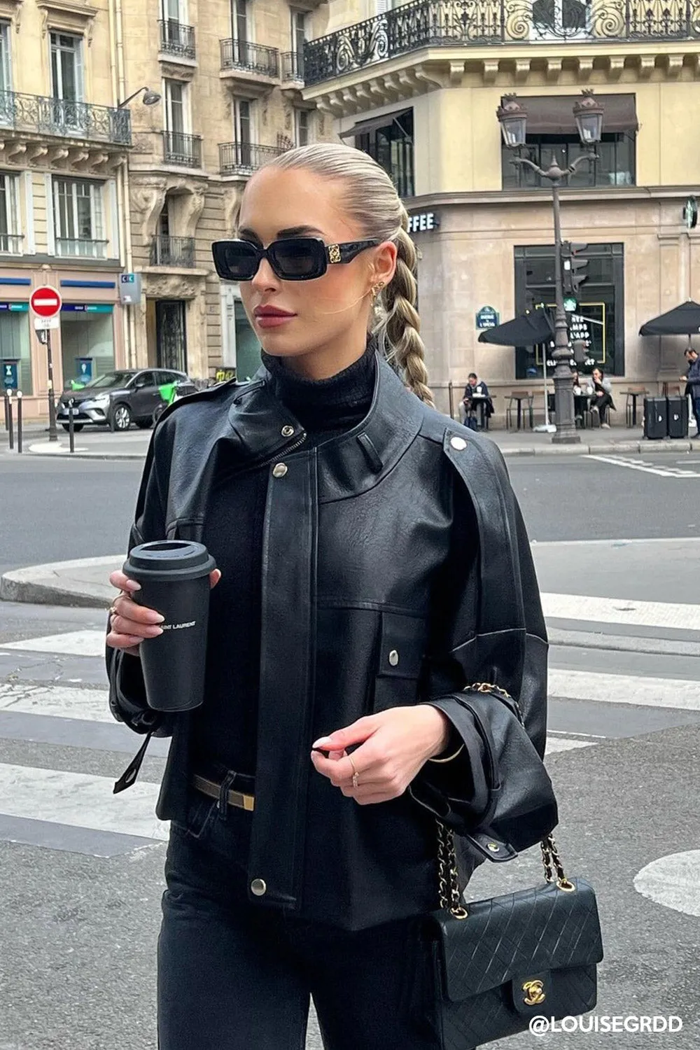 Naomi Oversized Pleather Jacket