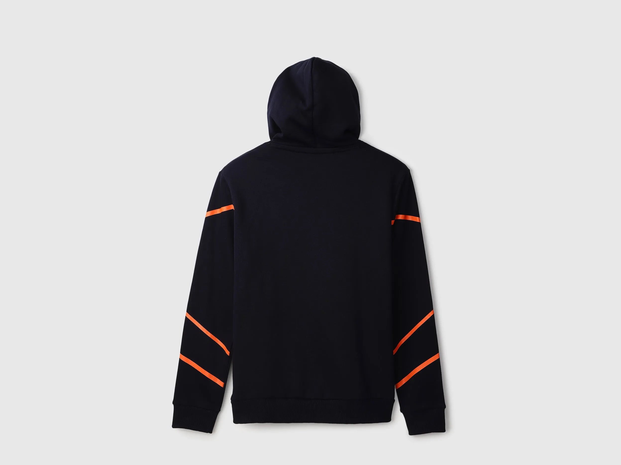 Navy Blue And Orange Sweatshirt