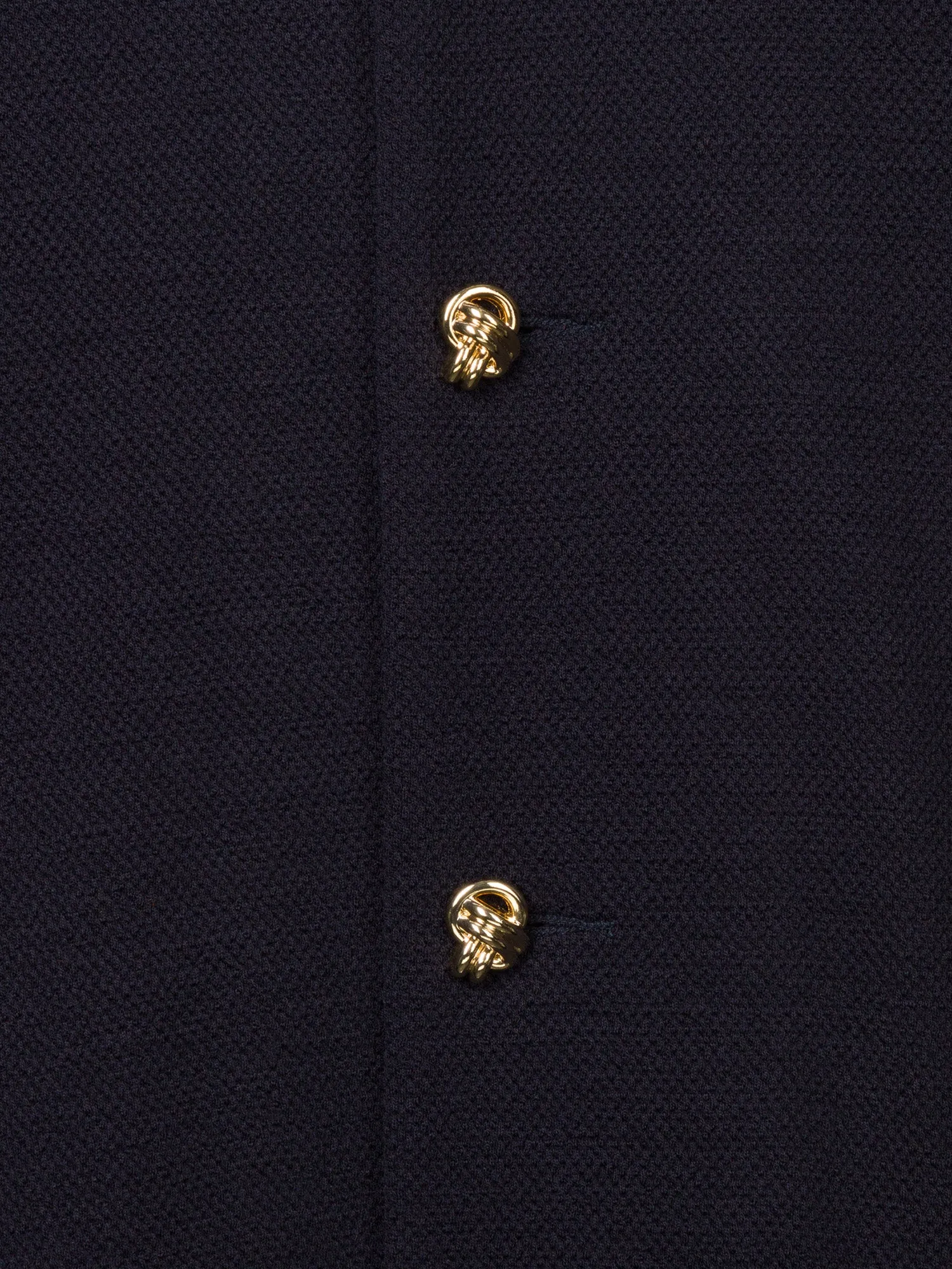 Navy Wool Unstructured Jacket