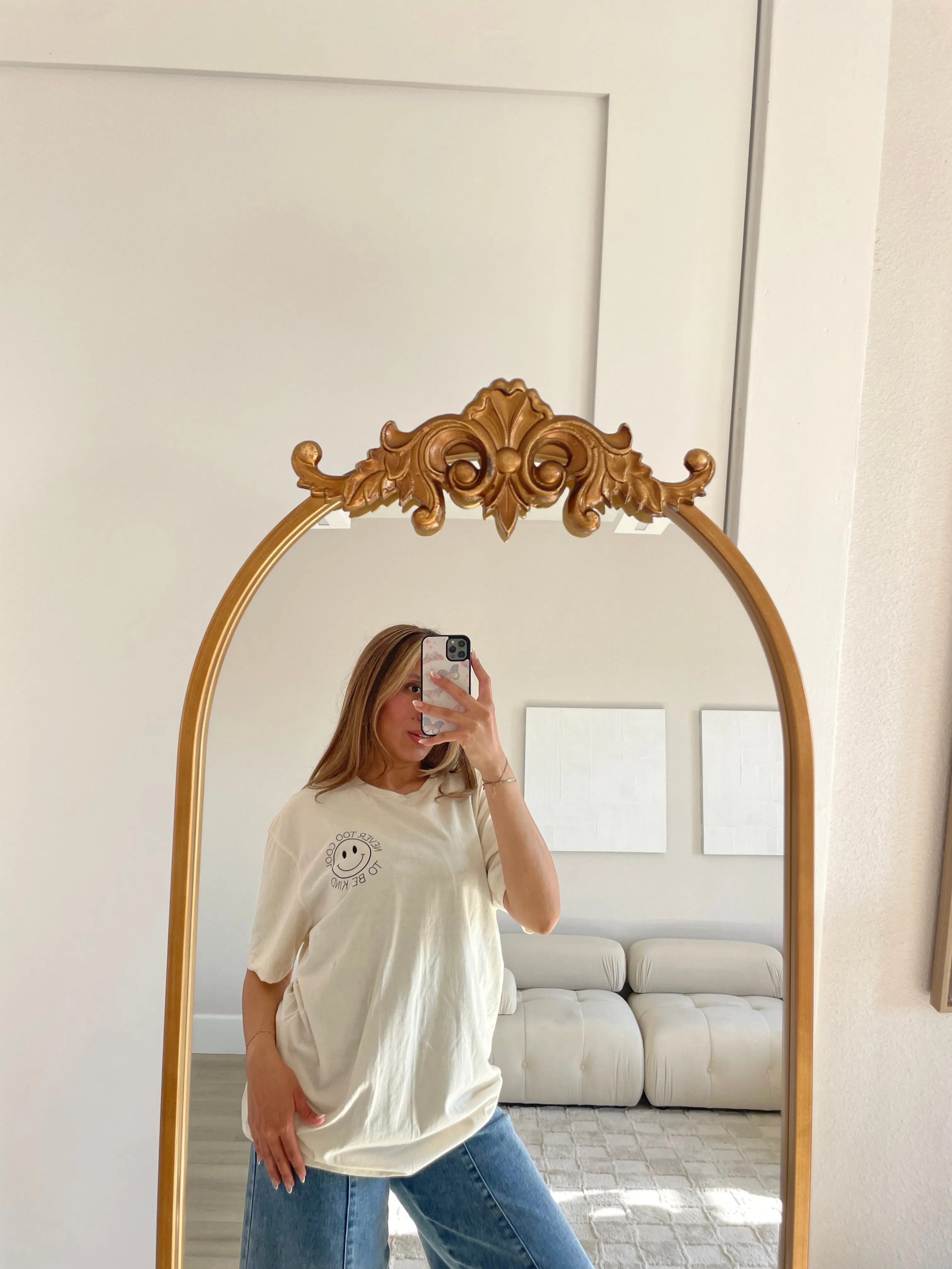 never too cool to be kind tee