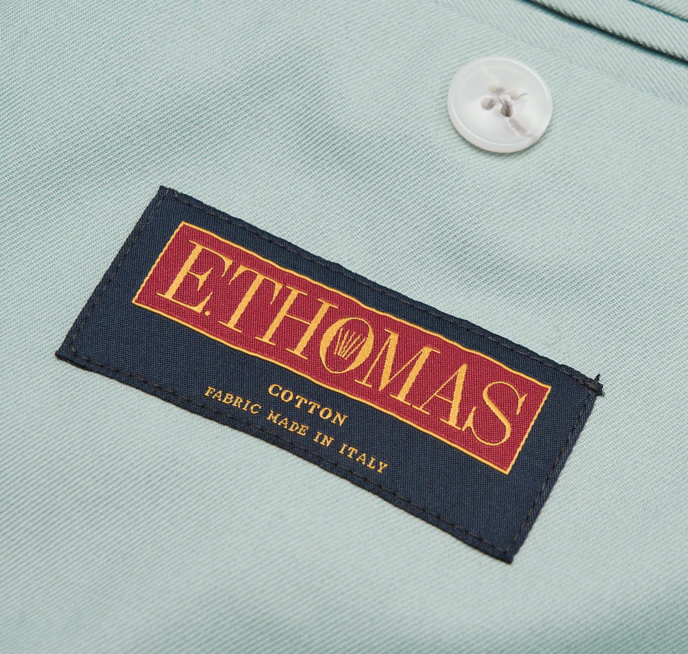 New Suitsupply Havana Cyan Blue Pure Cotton Unlined 3 Roll 2 Suit - Many Sizes Available (FINAL SALE)