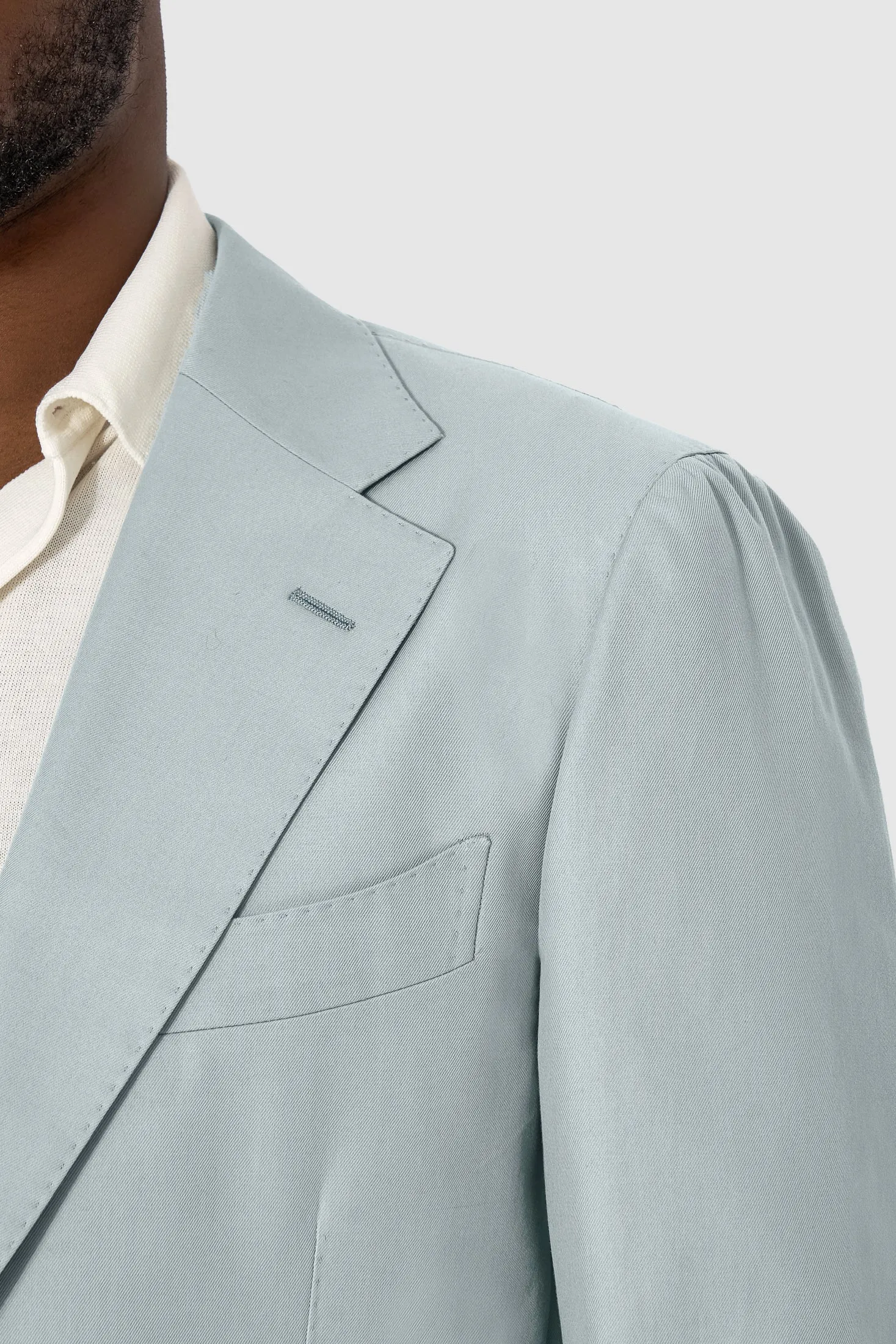 New Suitsupply Havana Cyan Blue Pure Cotton Unlined 3 Roll 2 Suit - Many Sizes Available (FINAL SALE)