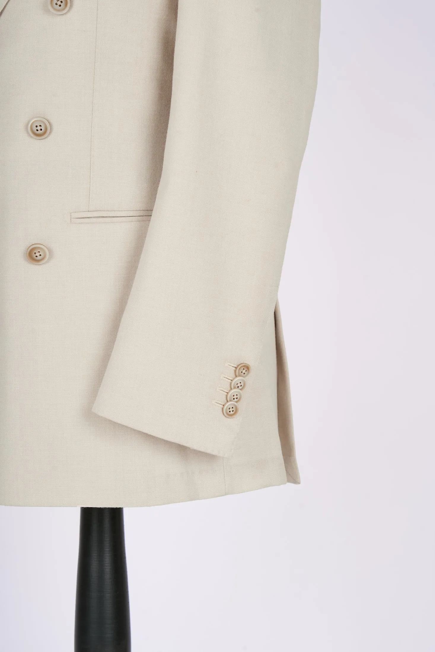 New Suitsupply Havana Light Brown Wool and Cashmere Unlined DB Blazer - Size 48R