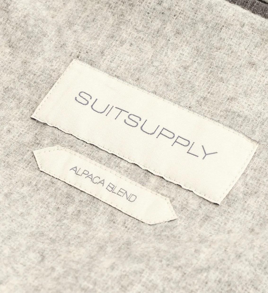 New Suitsupply Havana Light Gray Alpaca Unlined Blazer - Size 38R