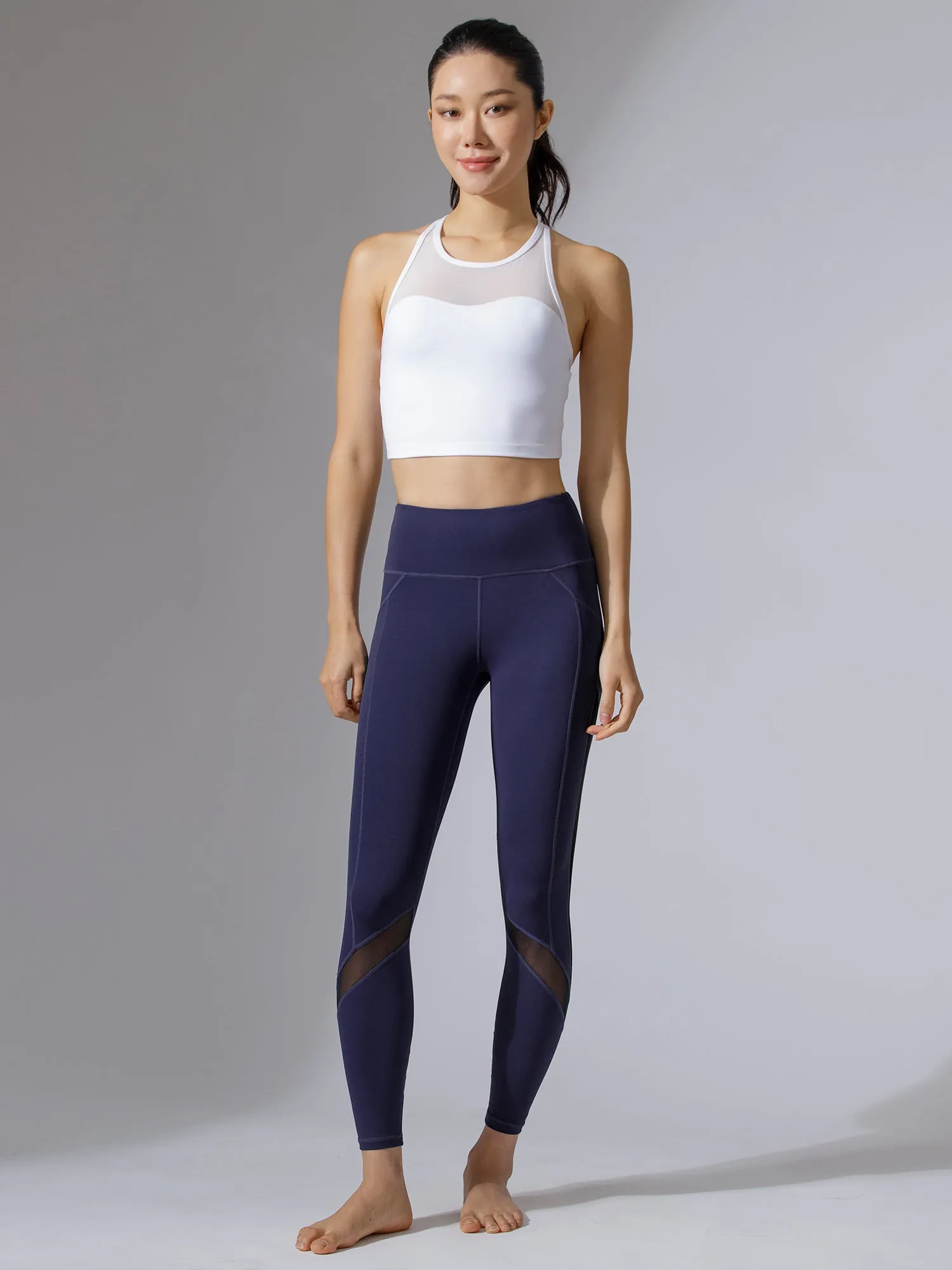 NEW WAVE PANTS 2.0, IRIS BLUE/BLACK MESH