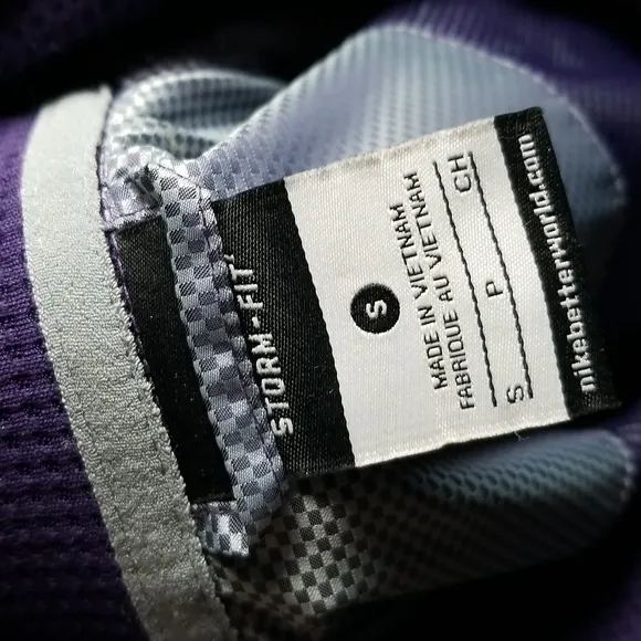 NIKE Vintage Y2K Storm Fit Run Jacket Small Blue
