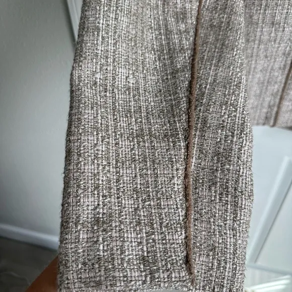 NWT CHICO'S TRAVEL COLLECTION WOVEN OPEN FRONT JACKET/BLAZER &quot;DAPHNE&quot; SIZE 3