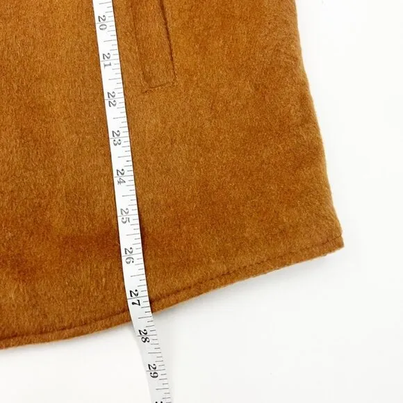NWT Thread &amp; Supply Polar Fleece Shacket. Toasted Coconut. Size XL