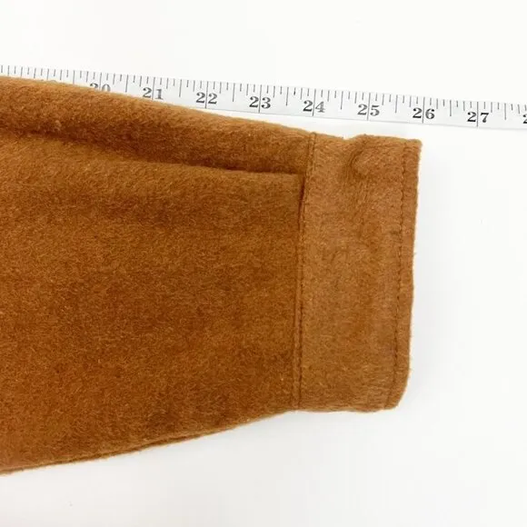 NWT Thread &amp; Supply Polar Fleece Shacket. Toasted Coconut. Size XL