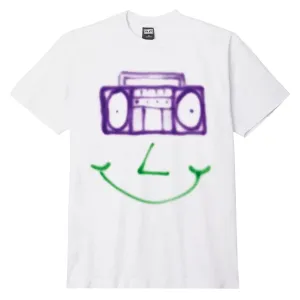 Obey Happy Boombox T-Shirt - White
