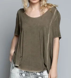 Olive Jo High-Low Soft Tee
