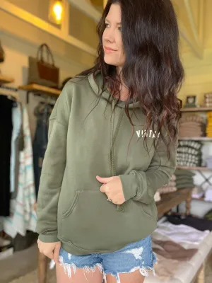 Olive Vintage Hoodie