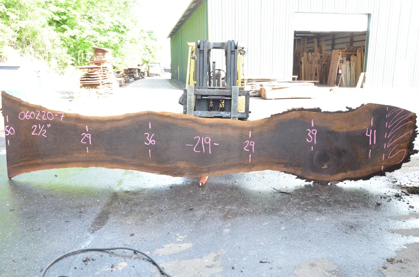 Oregon Black Walnut Slab 060220-07