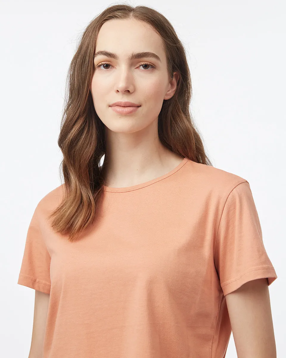 Organic Cotton Relaxed Cropped T-Shirt