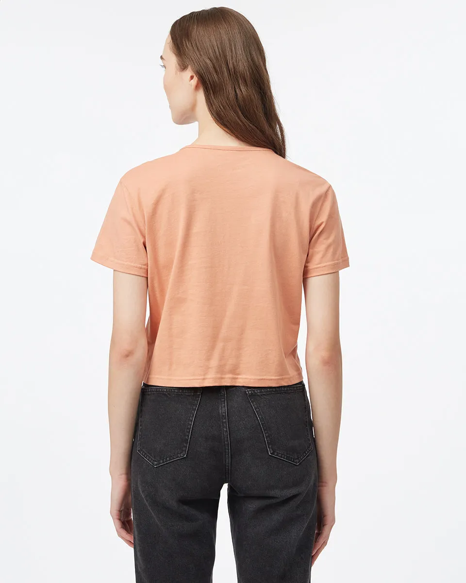 Organic Cotton Relaxed Cropped T-Shirt