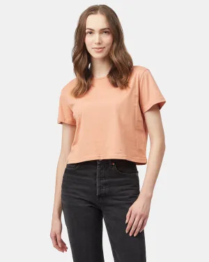 Organic Cotton Relaxed Cropped T-Shirt