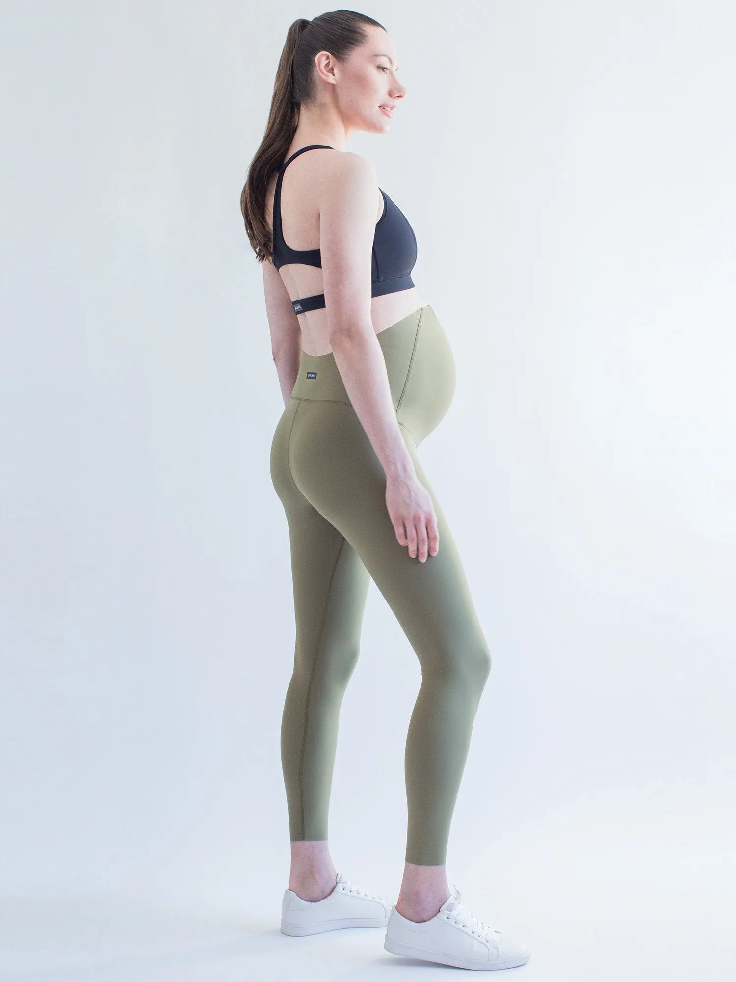 OVER THE BUMP MATERNITY SHAPE PANTS, SAGE