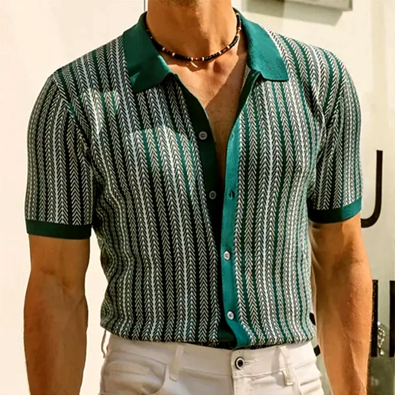 Palermo Jacquard Knit Shirt