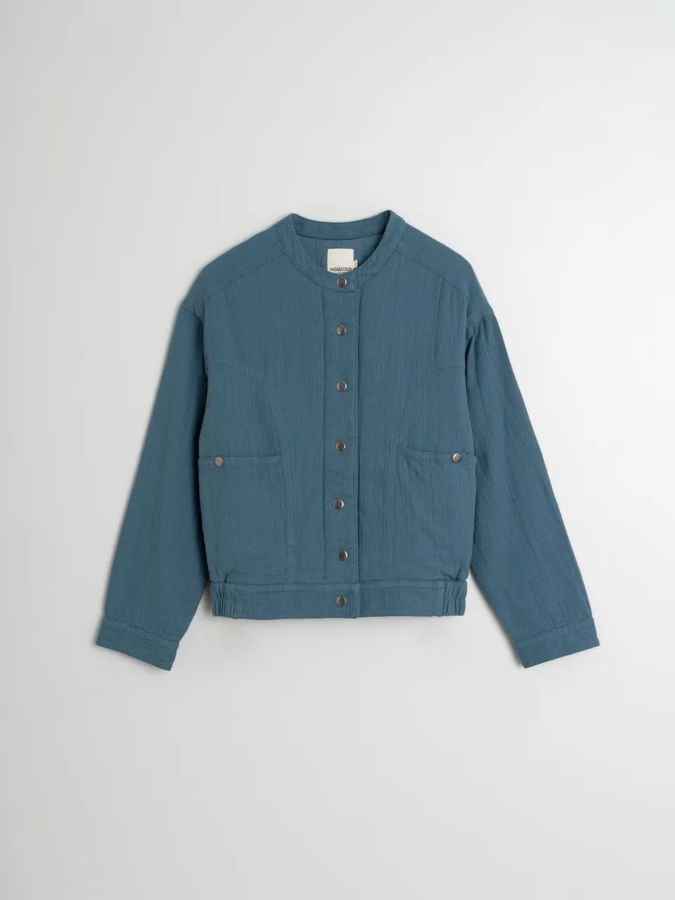 Panama Bomber Jacket Indigo Blue
