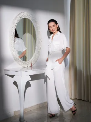 Pants / Shirt in White  -  MARSEL
