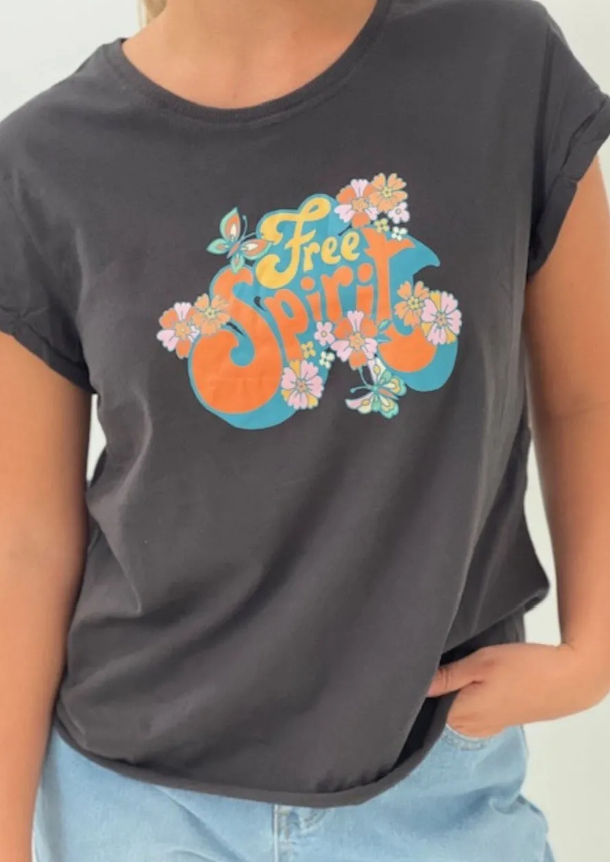 Paper Heart Free Spirit Vintage Tee