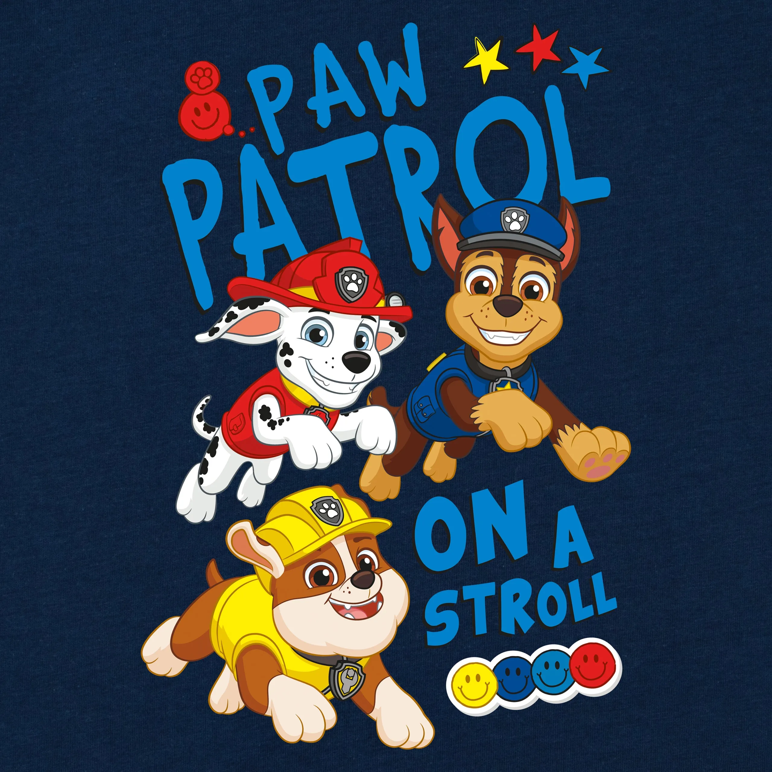 PAW Patrol T-Shirt - Rubble, Marshall, and Chase