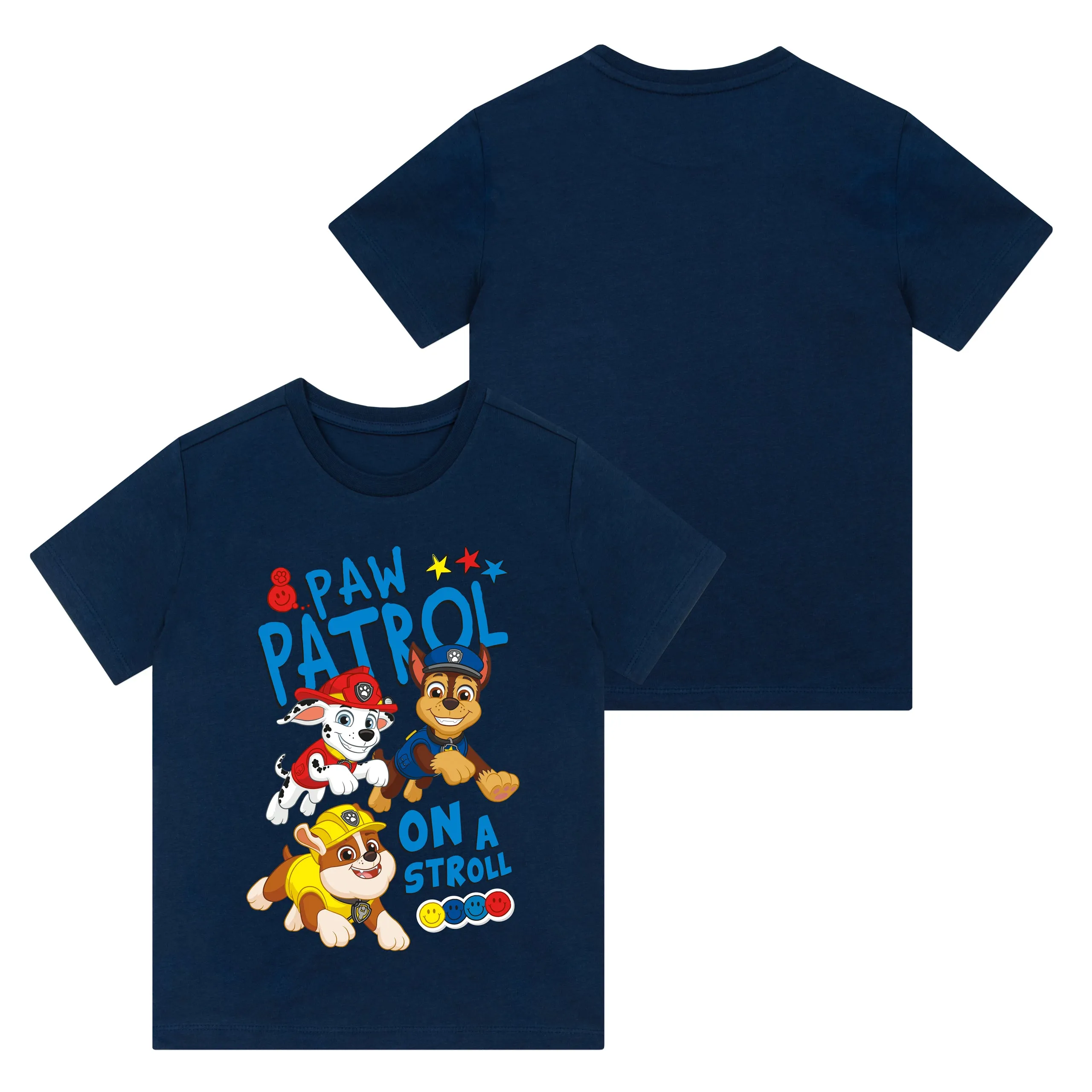 PAW Patrol T-Shirt - Rubble, Marshall, and Chase
