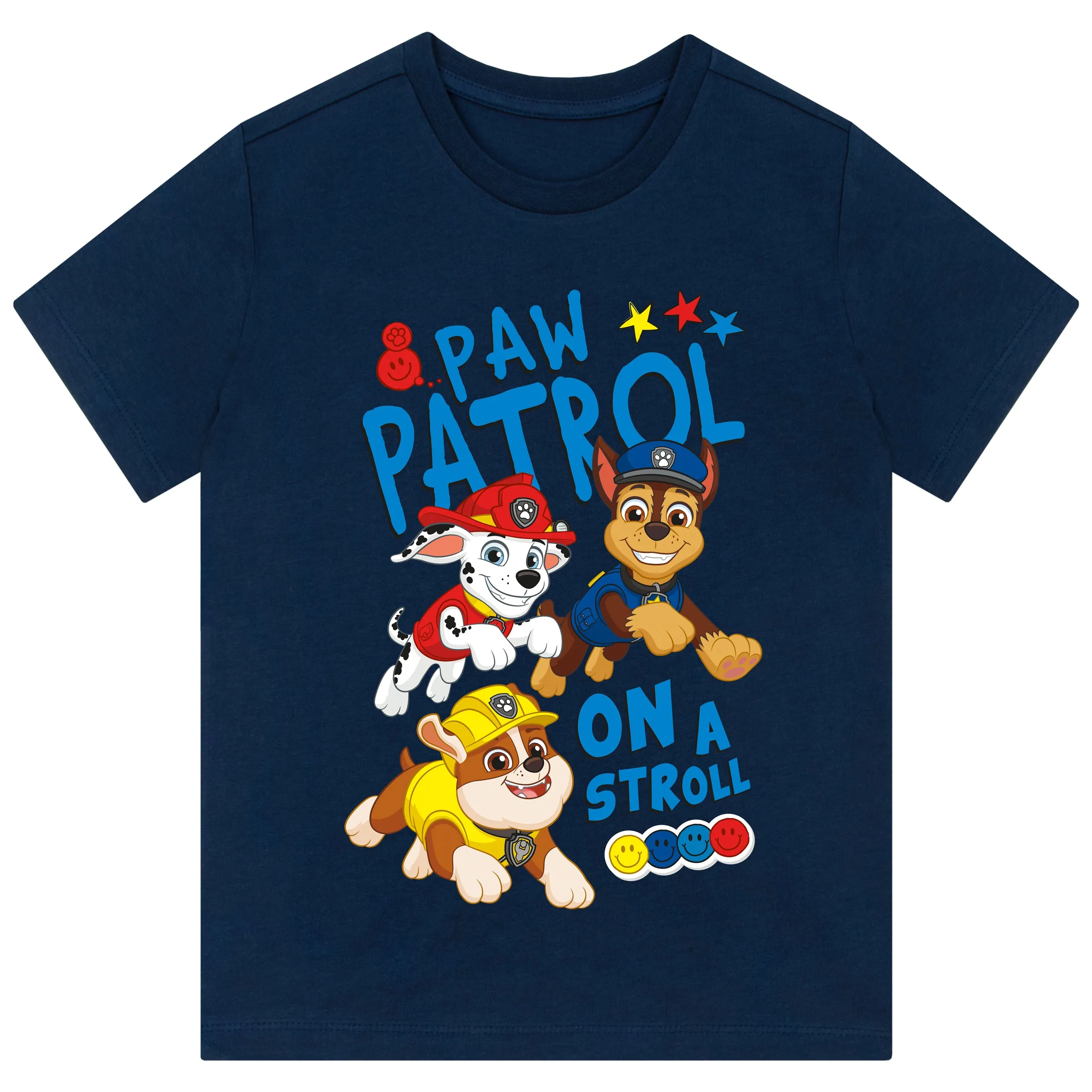 PAW Patrol T-Shirt - Rubble, Marshall, and Chase