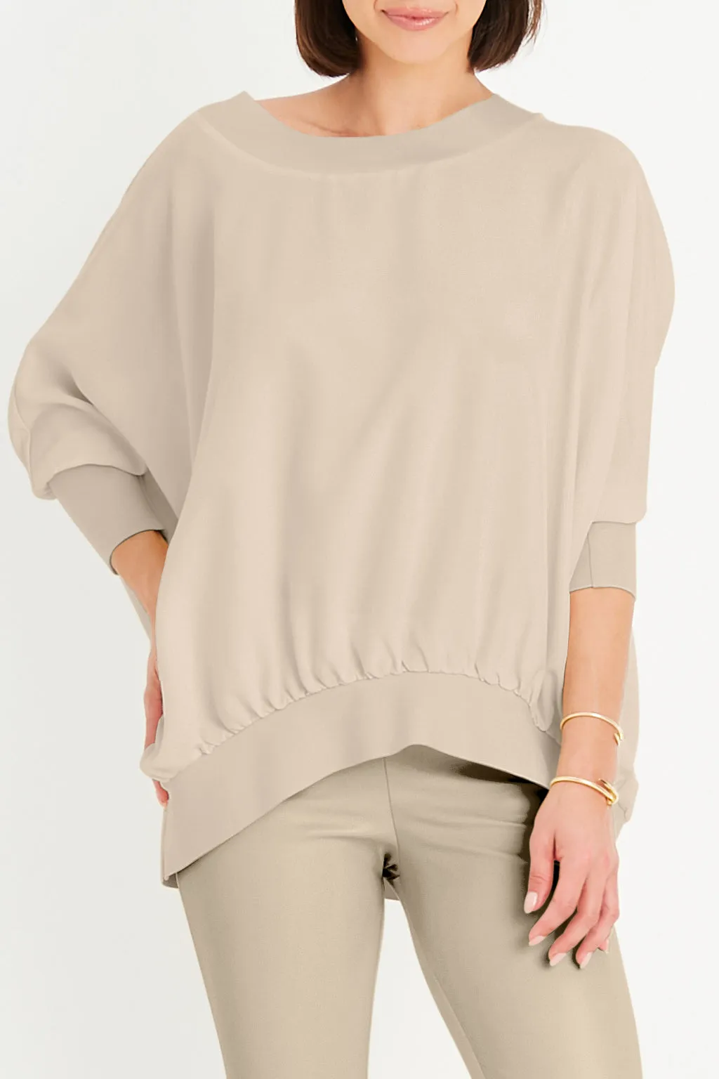 Peachskin Bubble Top
