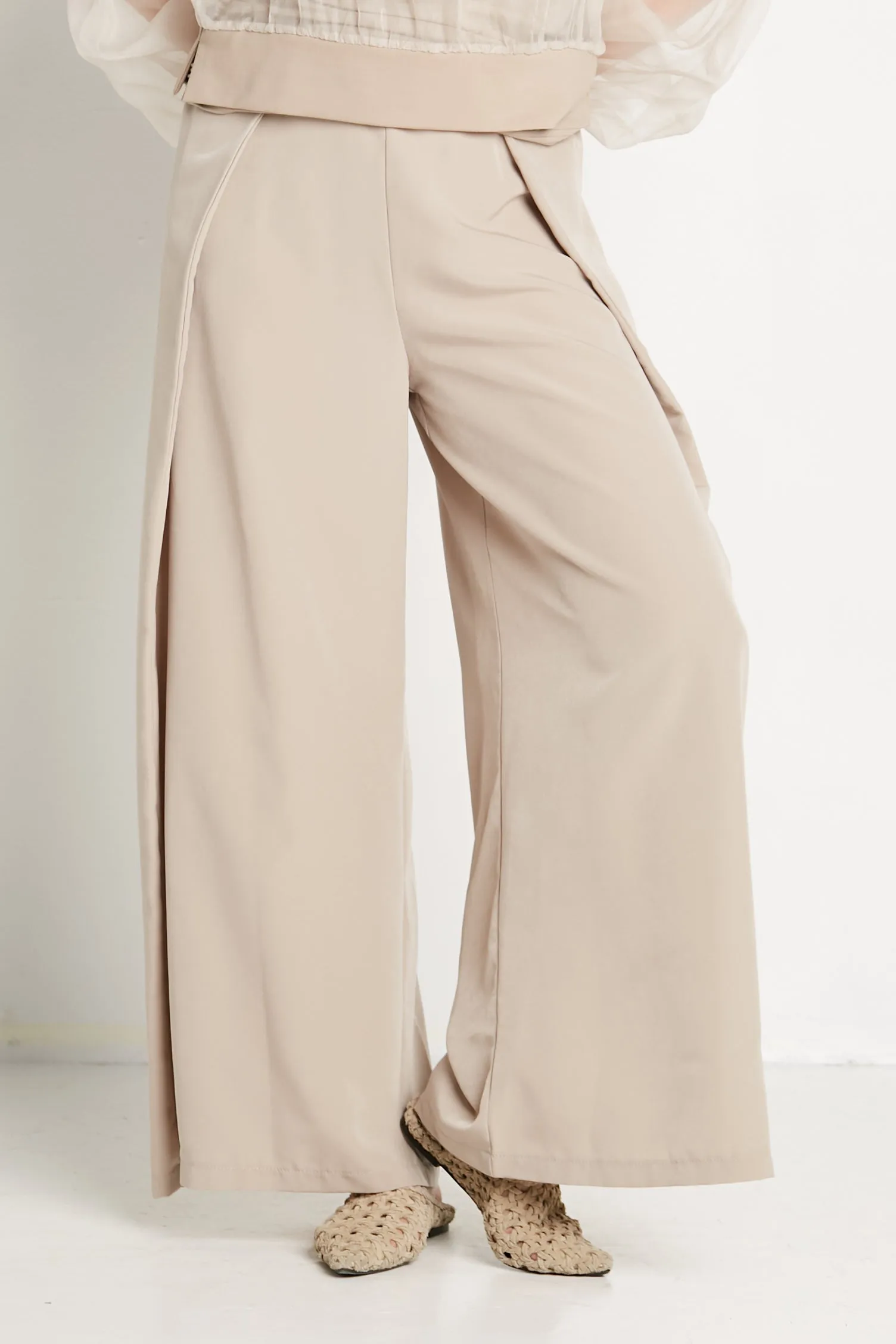 Peachskin Origami Pants