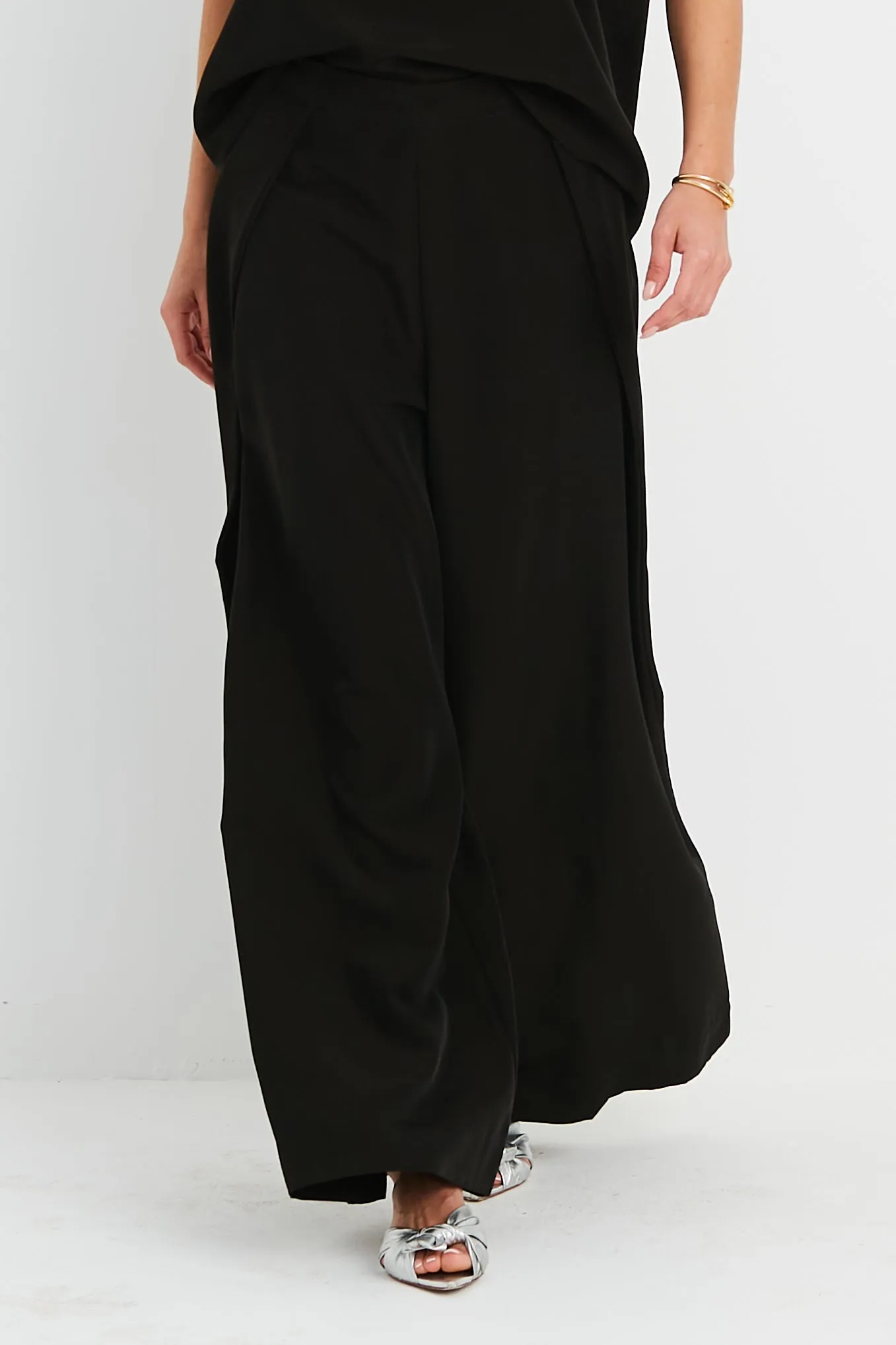 Peachskin Origami Pants