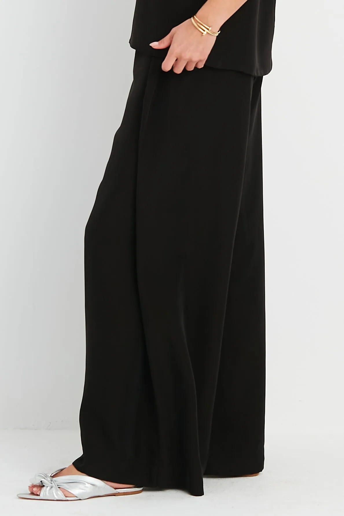 Peachskin Origami Pants