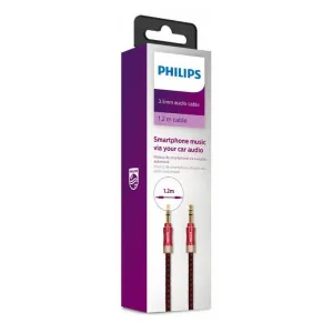PHILIPS Audio AUX cable 3.5mm male to 3.5mm male 1.2m SWA6234B