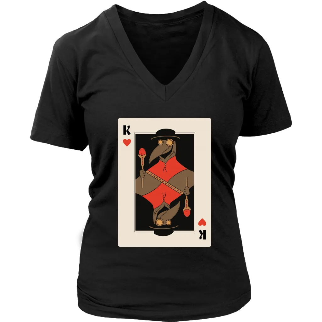 Plague Dr. T-shirt, Plague Dr. Playing Card T-shirt, Funny Plague Dr. Shirt, Funny Gift, Playing Card Shirt