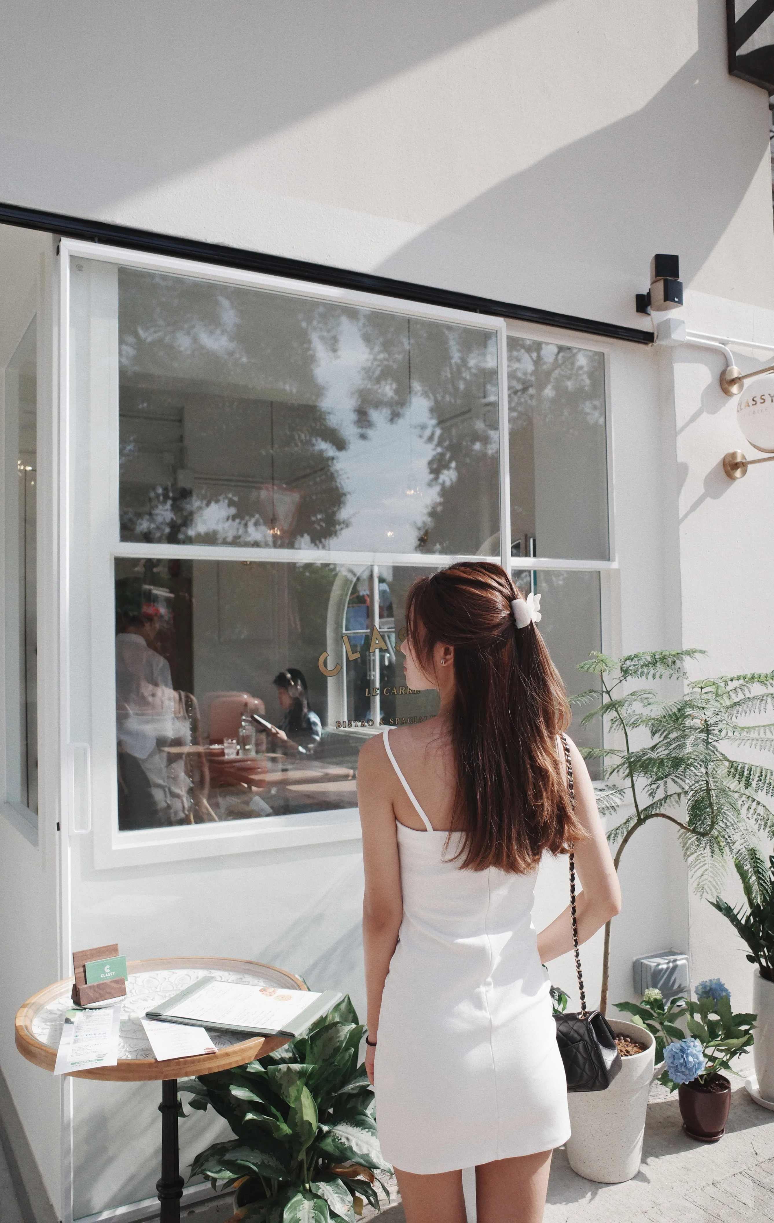 Ponte Knit Mini Dress