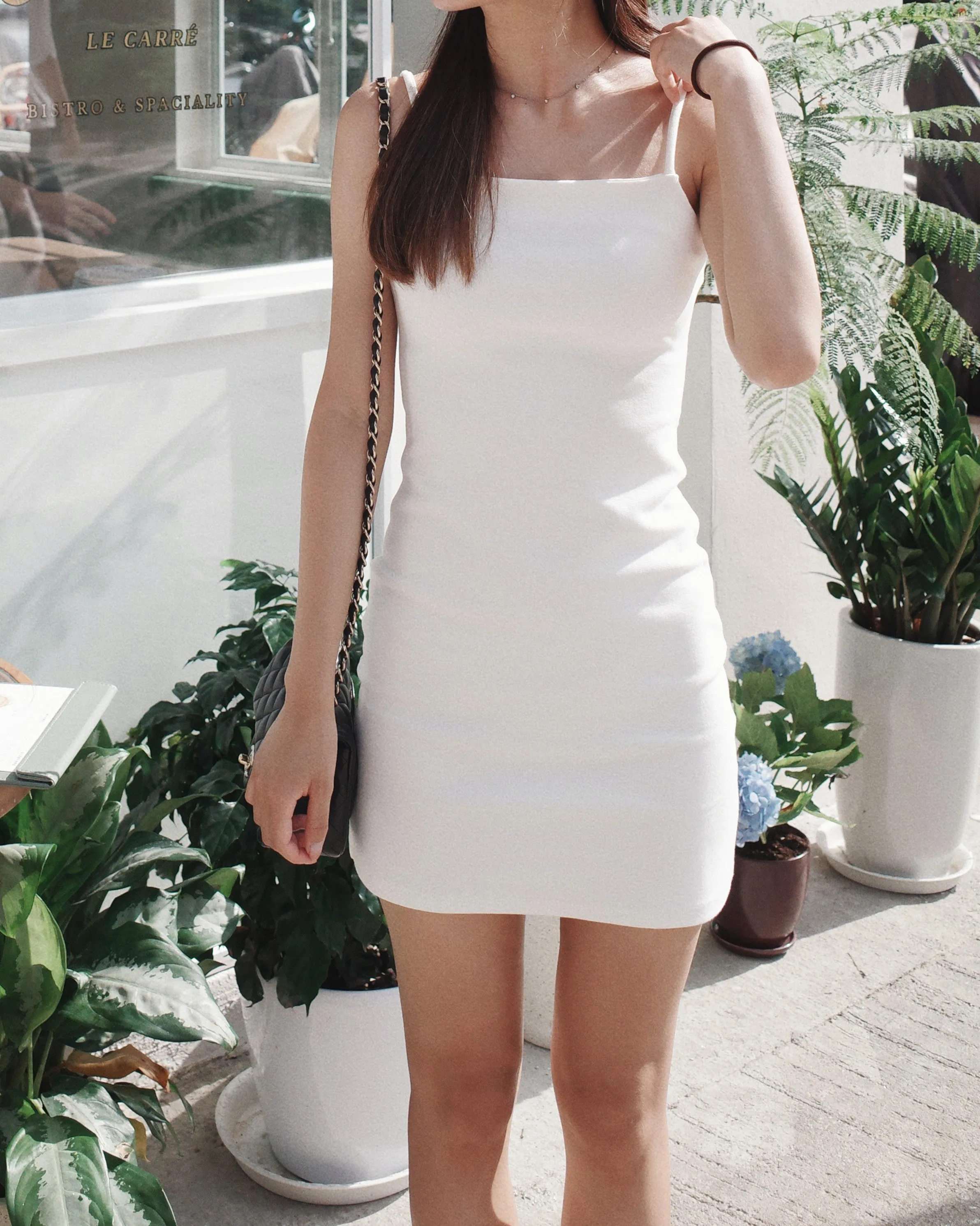 Ponte Knit Mini Dress