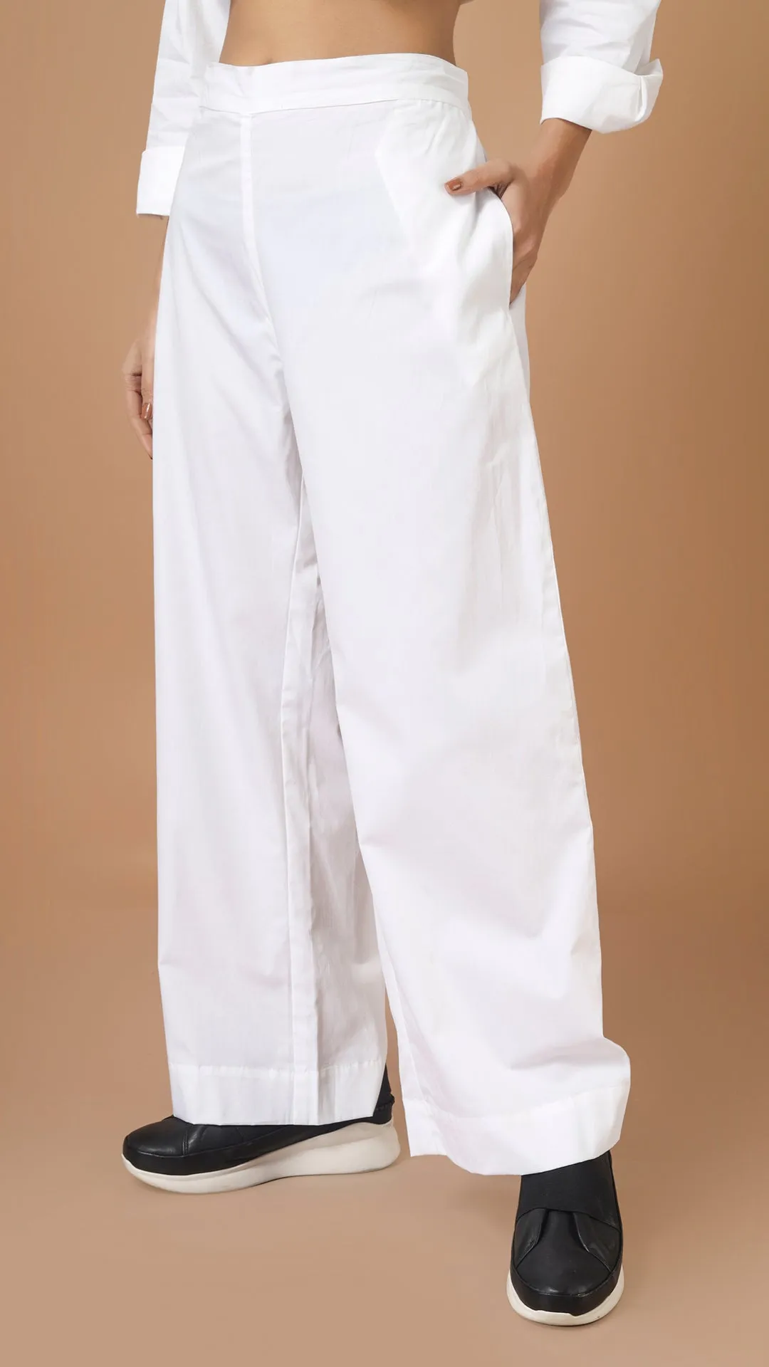 POPLIN PANTS