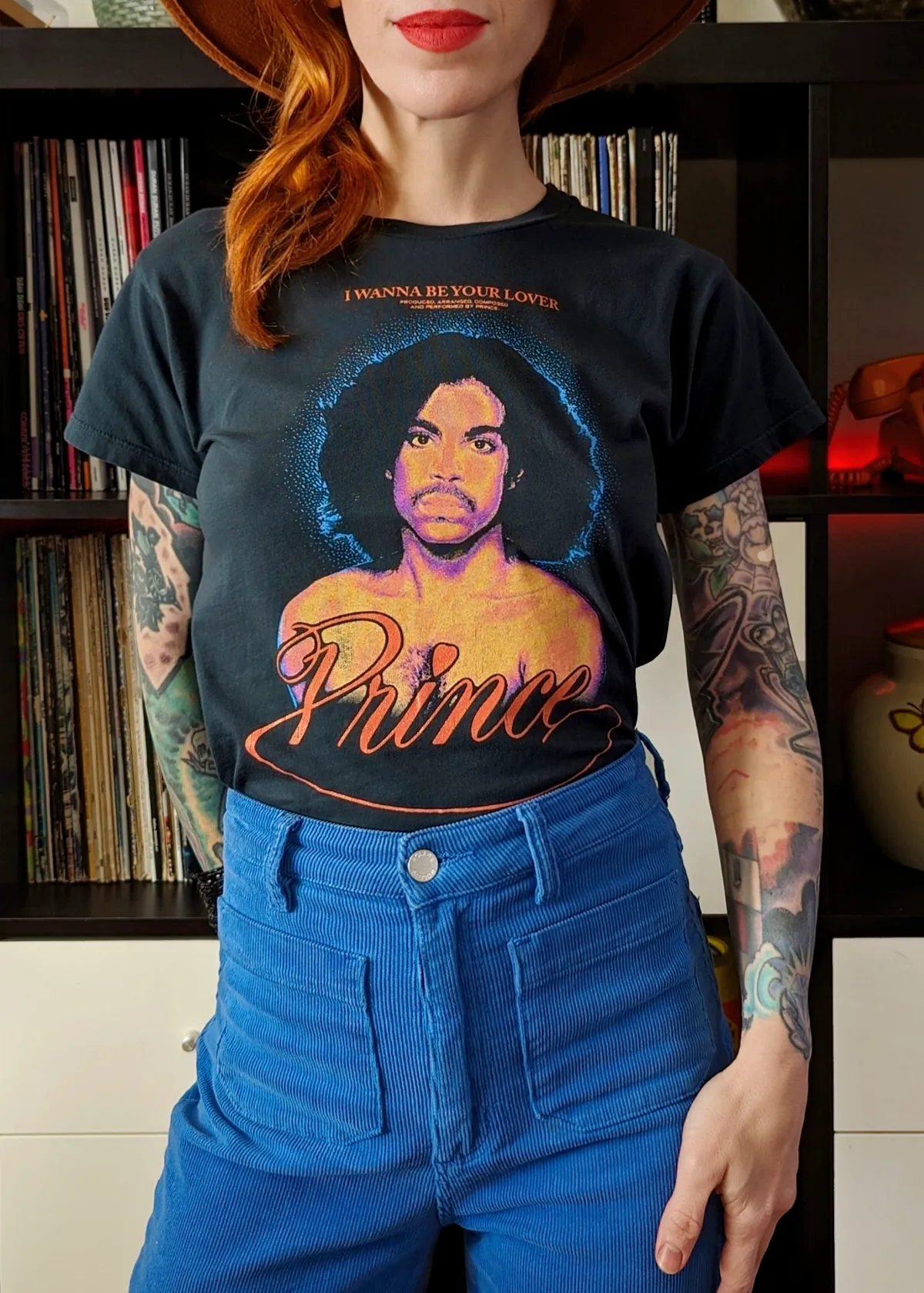 Prince I Wanna Be Your Lover Glitter Solo Tee