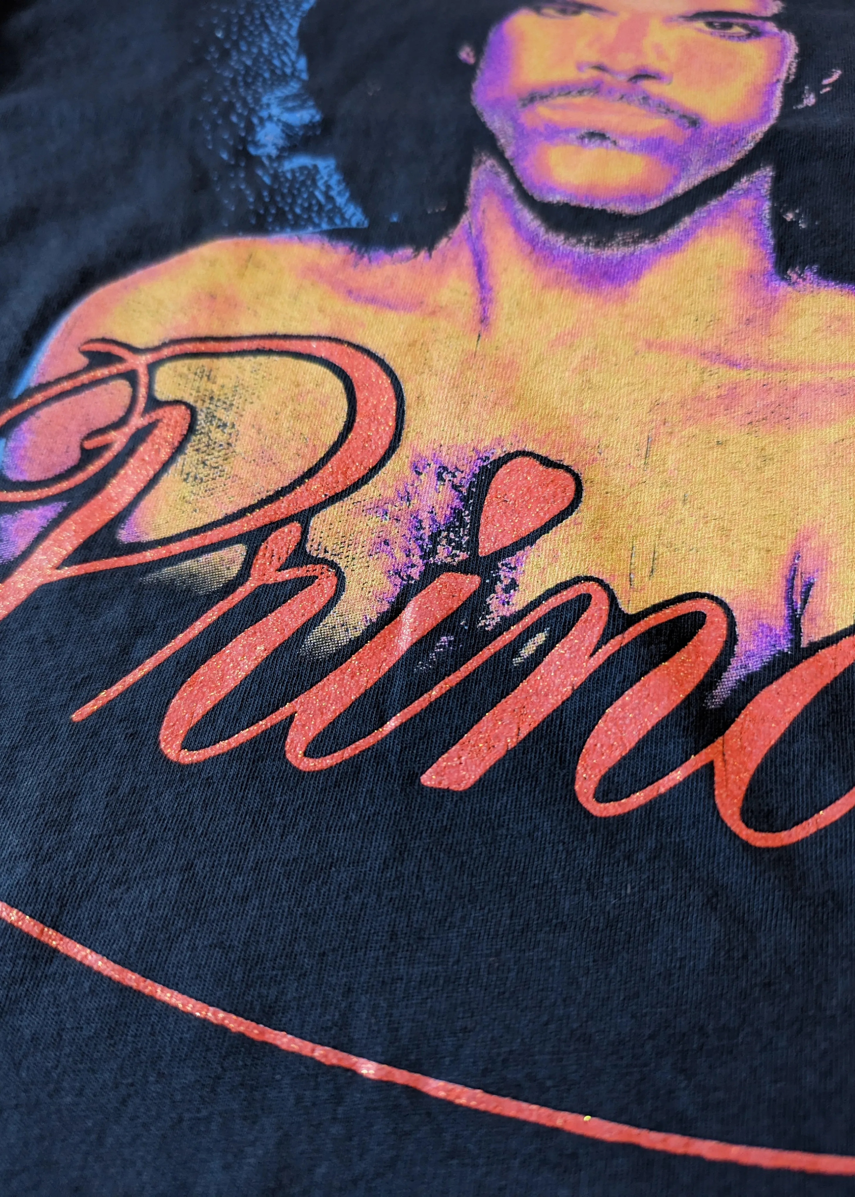 Prince I Wanna Be Your Lover Glitter Solo Tee