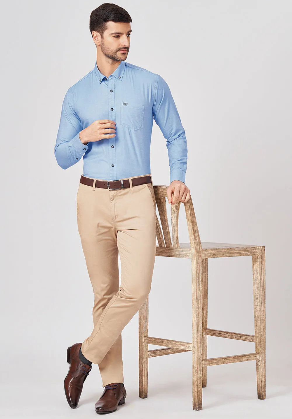 Pure Cotton Formal-Slim Fit Shirt - S42705