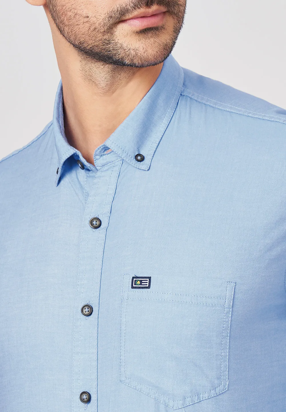 Pure Cotton Formal-Slim Fit Shirt - S42705