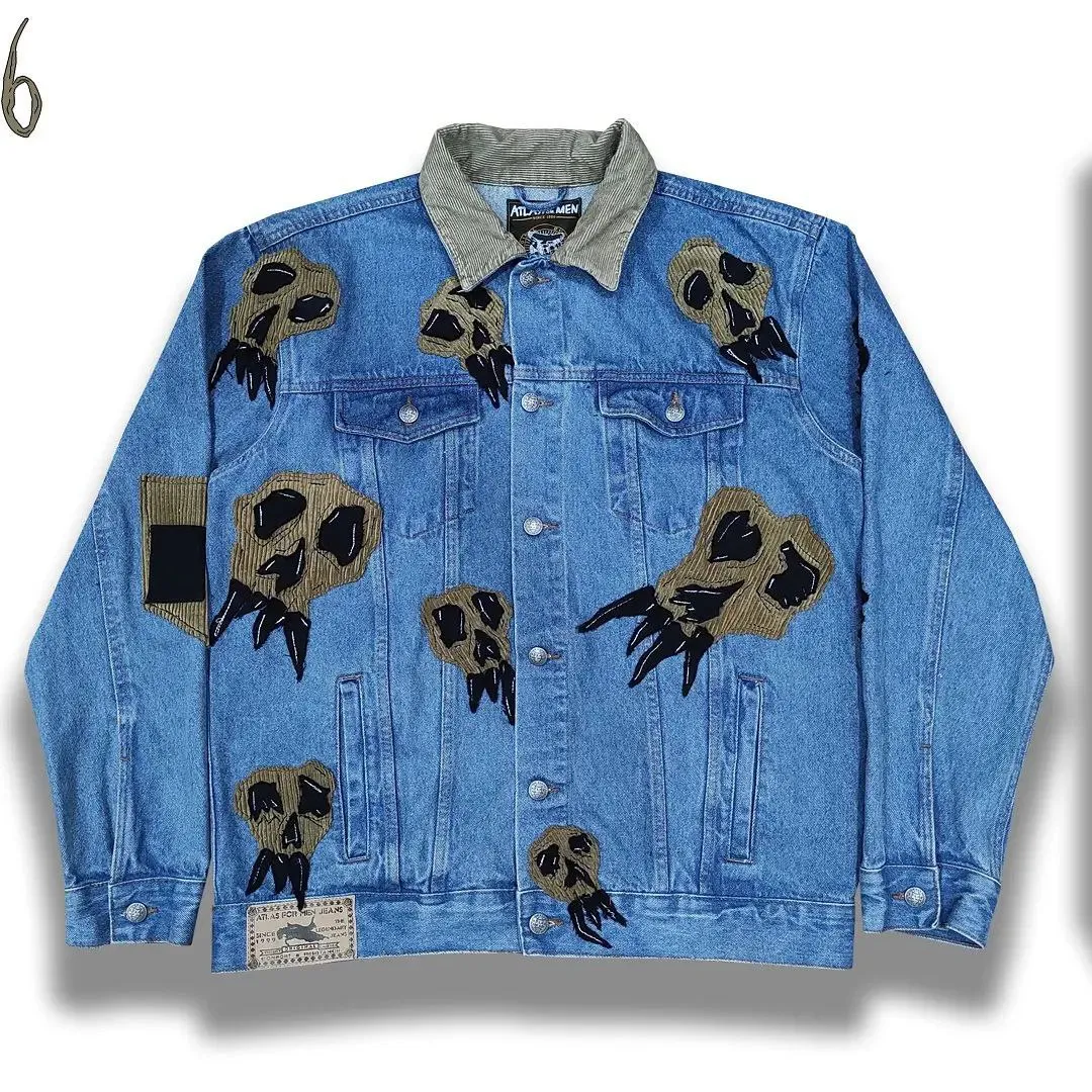 "departed" denim jacket