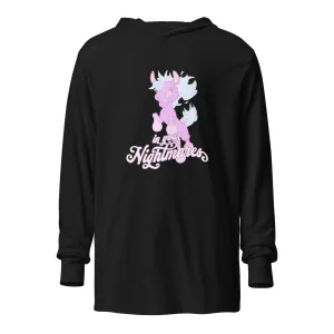 "In Your Nightmares" Hooded long-sleeve tee