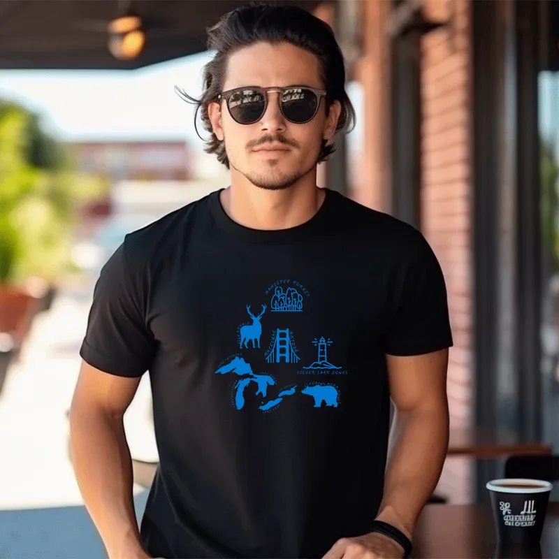 "Michigan Favorites" Men's Crew T-Shirt