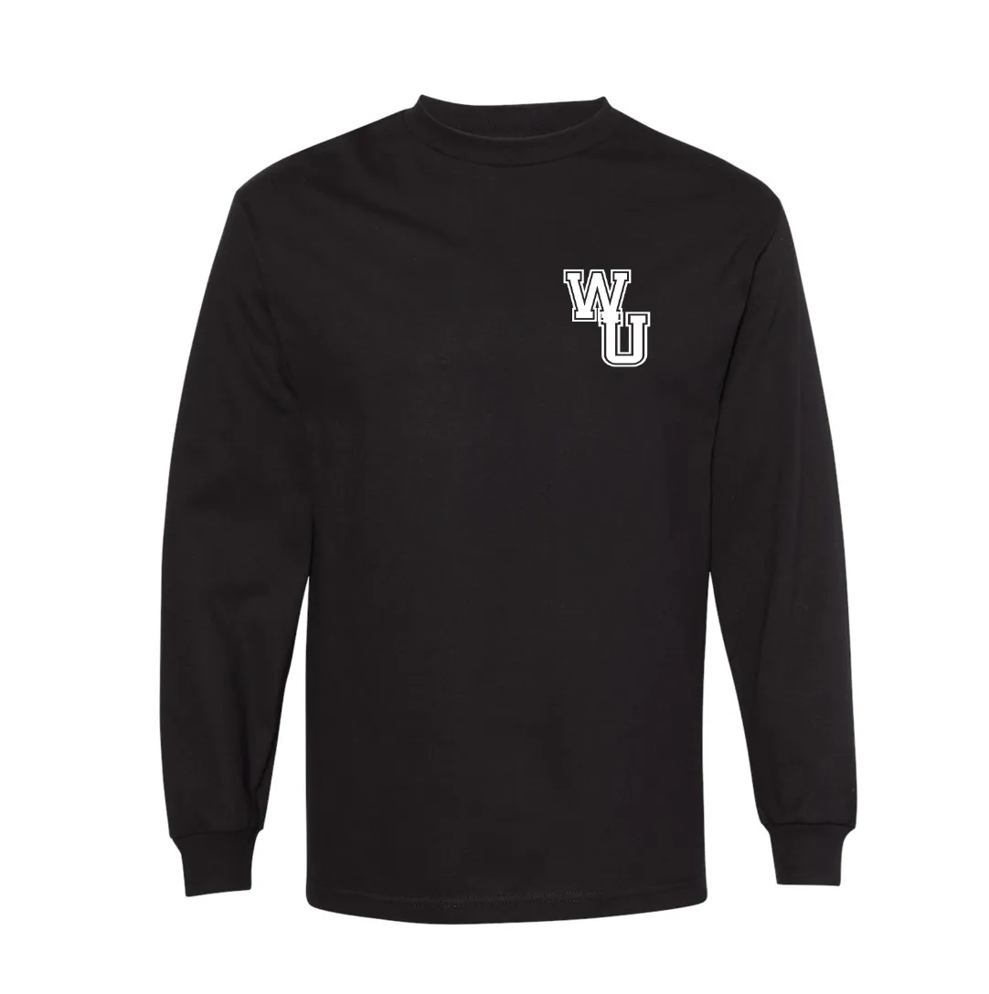 "Wavy U" Long Sleeve Tee