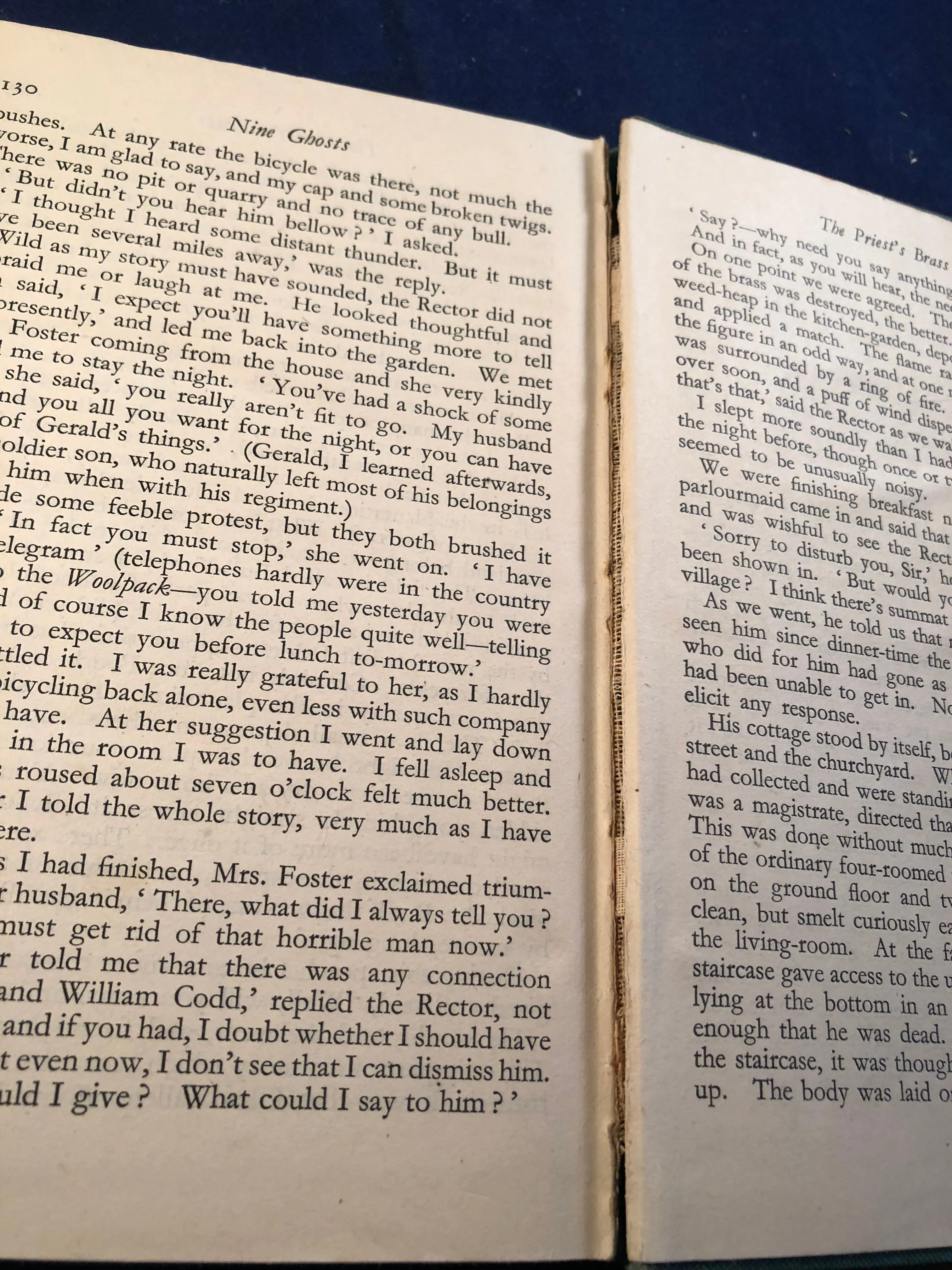 R. H. Malden - Nine Ghosts, Edward Arnold 1944, 1st Edition, 2nd Printing