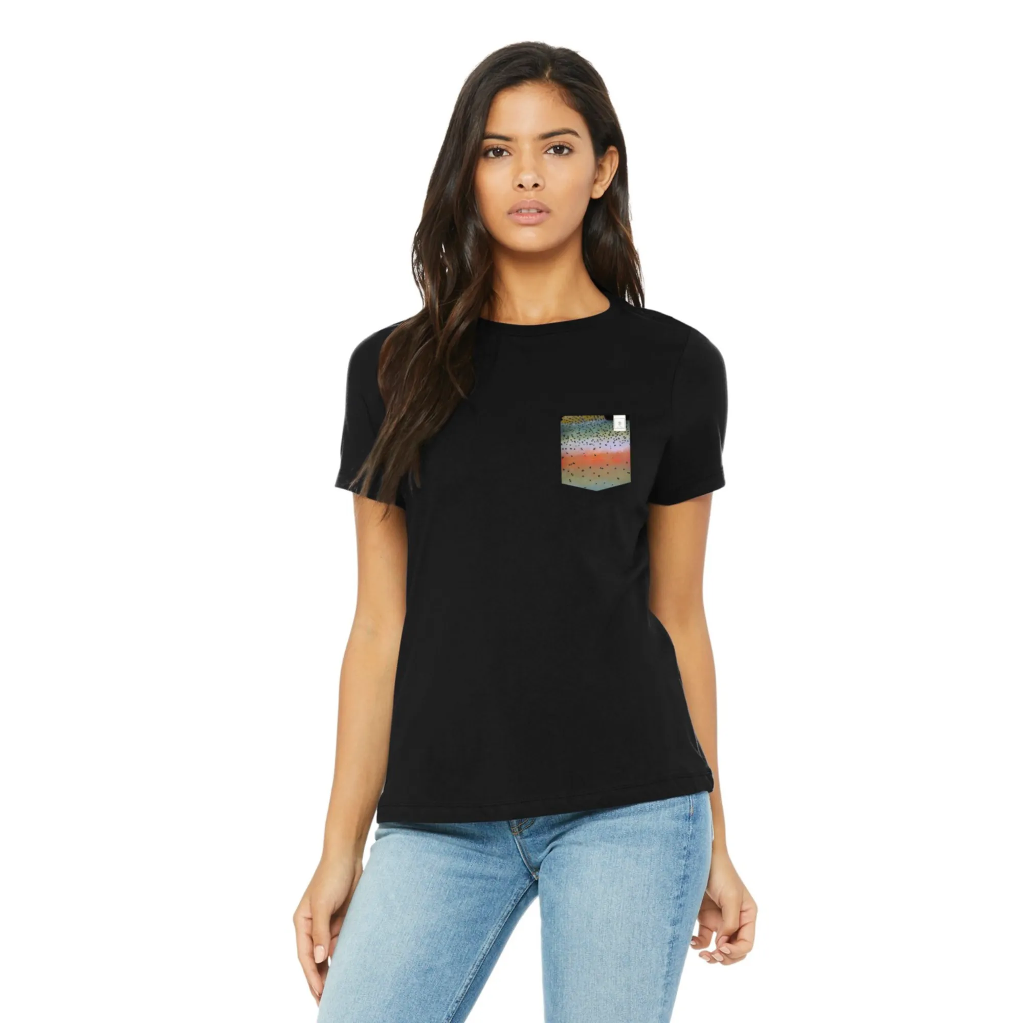 Rainbow Trout Women's Pocket Tee