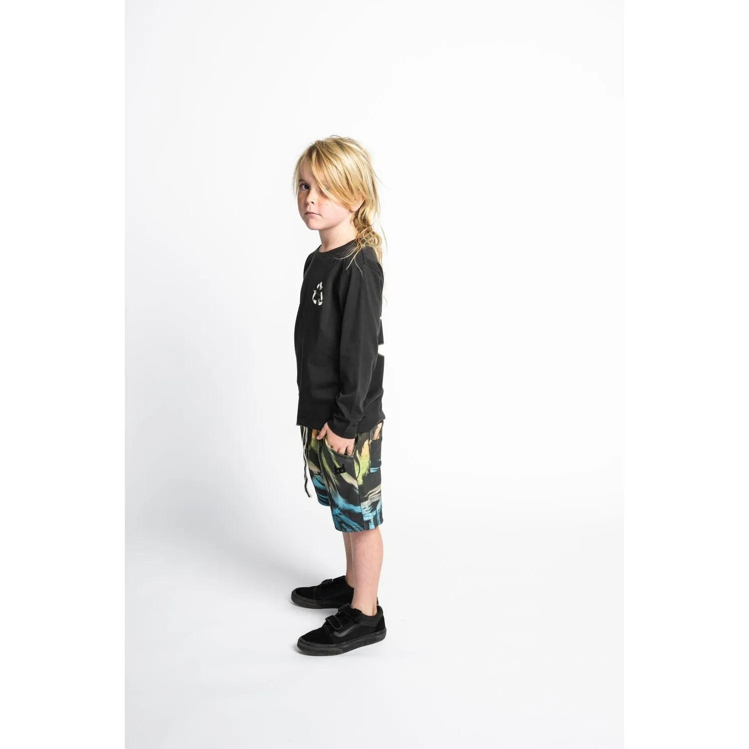 Recycle Ls Tee - Soft Black